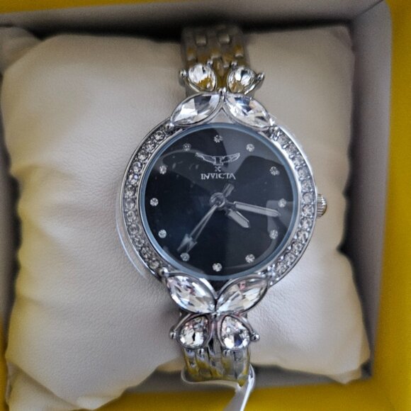 Invicta Jewelry - Invicta Wildflower Women's Watch - 30mm, Silver with Blue Face